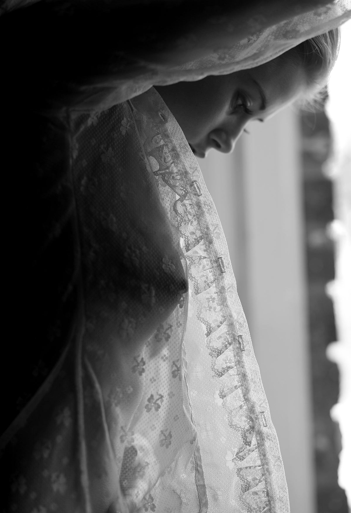 Chemisier transparent pour photo de nu