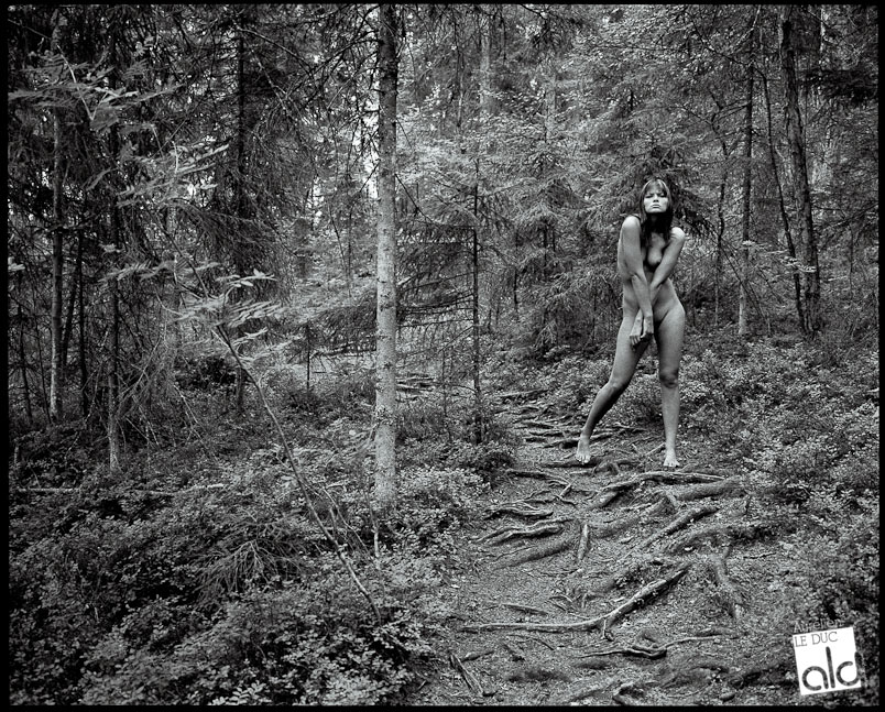 muses nues en noir et blanc par Aurelien Le Duc